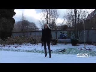 ania - genuine leather snow and boots 1969