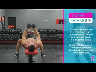 dumbbell crush bench press