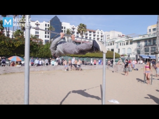 old man street workout prank muscle madness