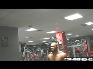 lazar angelov - shoulders workout with slavi goranchovski