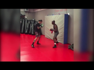 germaine de randamie mma training