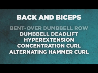 beginner back biceps workout labrada lean body training program day 23