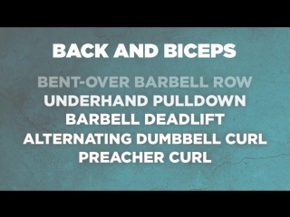 beginner back biceps workout labrada lean body training program day 19