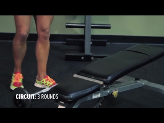 full-body fat-burning circuit workout ashley horner